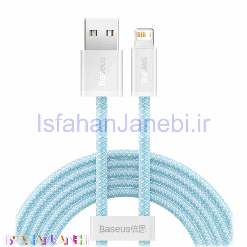 اصفهان جانبی-کابل آیفونی فست شارژ Baseus CALD00040 2.4A 1m
