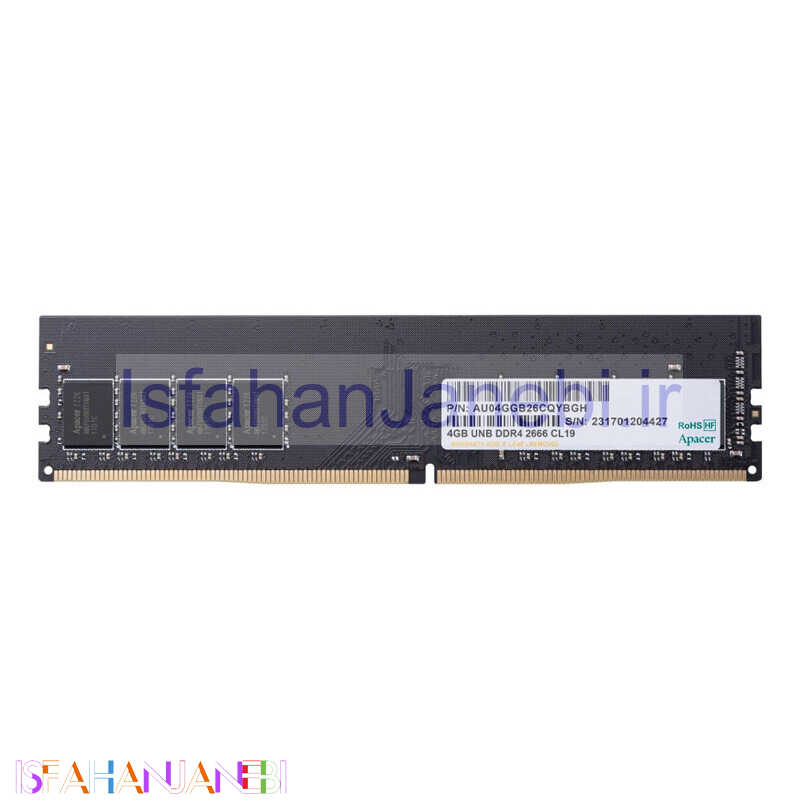 اصفهان جانبی-رم کامپیوتر اپیسر DDR4 4GB Single 2666Mhz CL19