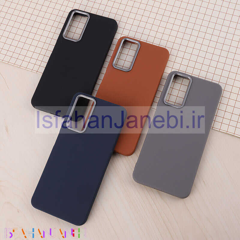 اصفهان جانبی-قاب چرمی ژله ای Leather شیائومی Redmi Note 12S