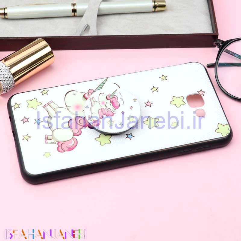 اصفهان جانبی-قاب فانتزی برجسته + پاپ سوکت کد7 سامسونگ J7 Prime