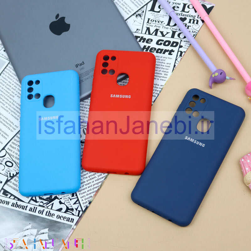 اصفهان جانبی-قاب سیلیکونی محافظ لنزدار Samsung Galaxy A21s