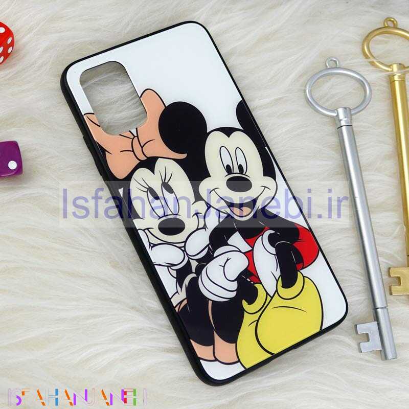 اصفهان جانبی-قاب محافظ لنزدار پشت گلسی طرحدار میکی موس Xiaomi Poco M3