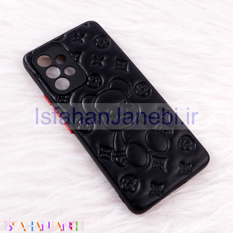 اصفهان جانبی-قاب چرمی پافر Ted محافظ لنزدار Samsung Galaxy A72