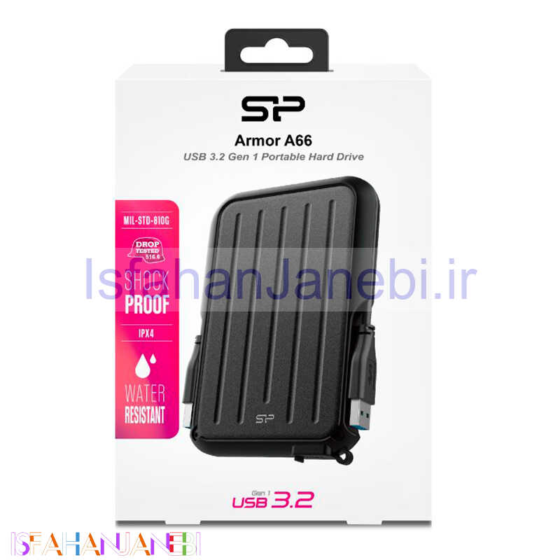 اصفهان جانبی-هارد اکسترنال سیلیکون پاور Silicon Power Armor A66 4TB