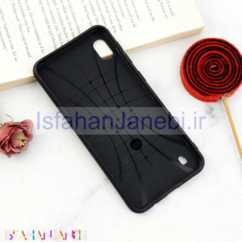 اصفهان جانبی-قاب چرمی طرح گوزن Samsung Galaxy A10 آبی