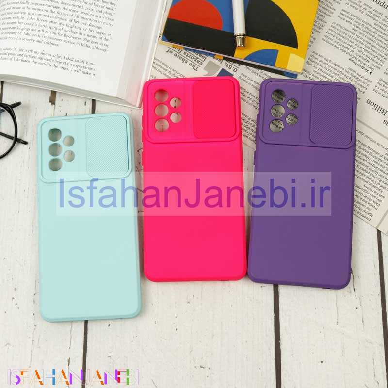 اصفهان جانبی-قاب سیلیکونی محافظ لنز کشویی Samsung Galaxy A72