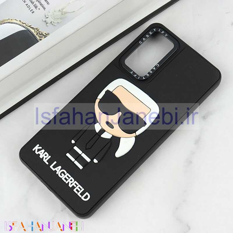اصفهان جانبی-قاب Casetify شیائومی Redmi Note 12 Pro 4G طرح Karl Lagerfeld برجسته