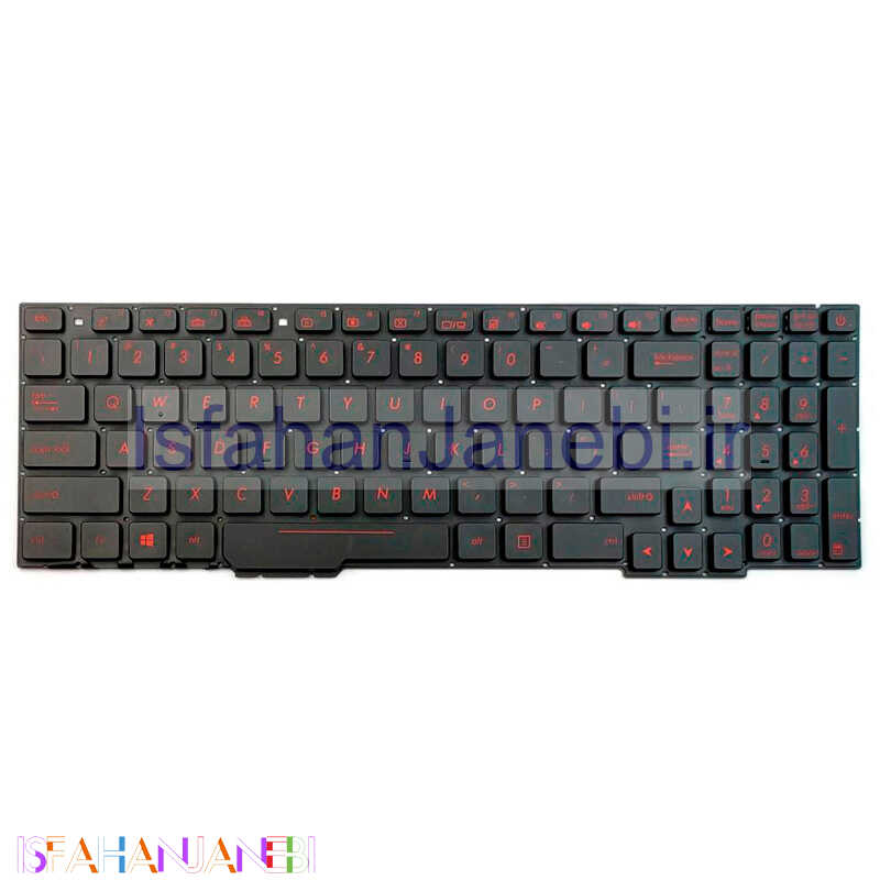 اصفهان جانبی-کیبورد لپ تاپ ایسوس Asus GL553 بدون فریم مشکی