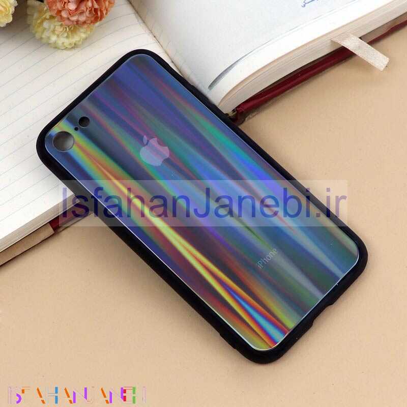 اصفهان جانبی-قاب لیزری پشت گلسی iPhone 7/8