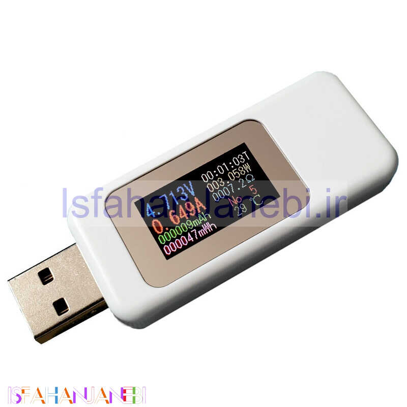 اصفهان جانبی-تستر Keweisi KWS-MX18L 6.5A QC3.0 USB