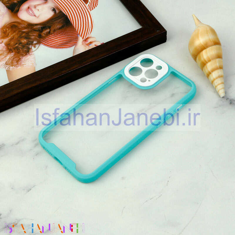 اصفهان جانبی-قاب ضد ضربه پشت شفاف Qsels محافظ لنزدار iPhone 12 Pro Max