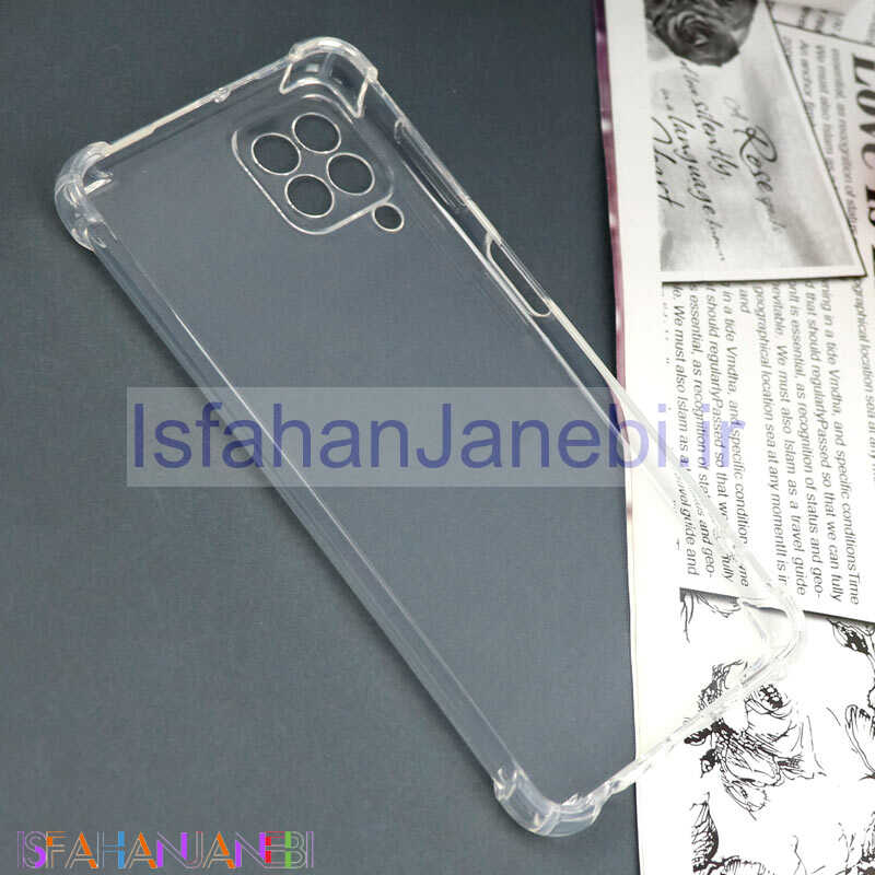 اصفهان جانبی-قاب محافظ لنزدار ژله ای ضربه گیر بی رنگ Samsung Galaxy A22 4G