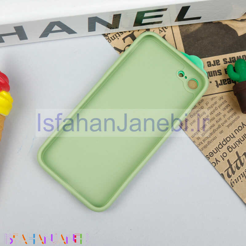 اصفهان جانبی-قاب سیلیکونی عروسکی محافظ لنزدار طرح Dinosaur آیفون iPhone 7/8