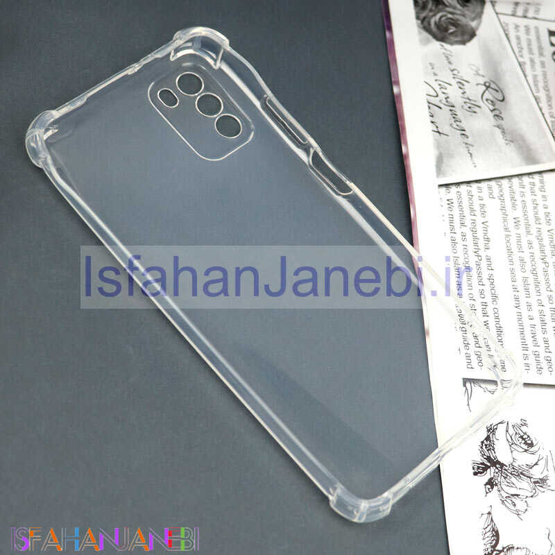 اصفهان جانبی-قاب محافظ لنزدار ژله ای ضربه گیر بی رنگ Xiaomi Poco M3