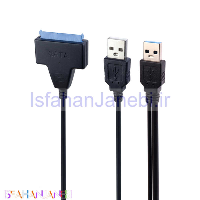 اصفهان جانبی-تبدیل سیم وصل RXD-339U3 USB3.0 to SATA 32cm