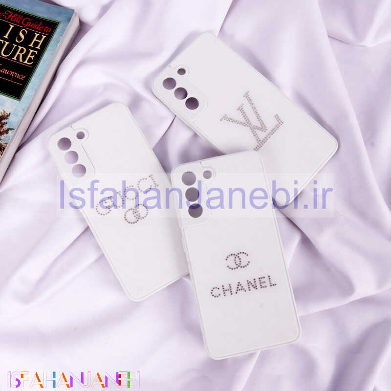 اصفهان جانبی-قاب PVD نگین دار Ipefet محافظ لنزدار Samsung Galaxy S21 FE 5G سفید