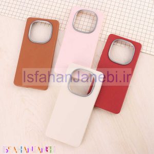 اصفهان جانبی-قاب چرمی ژله ای Leather شیائومی Redmi Note 14 Pro 4G