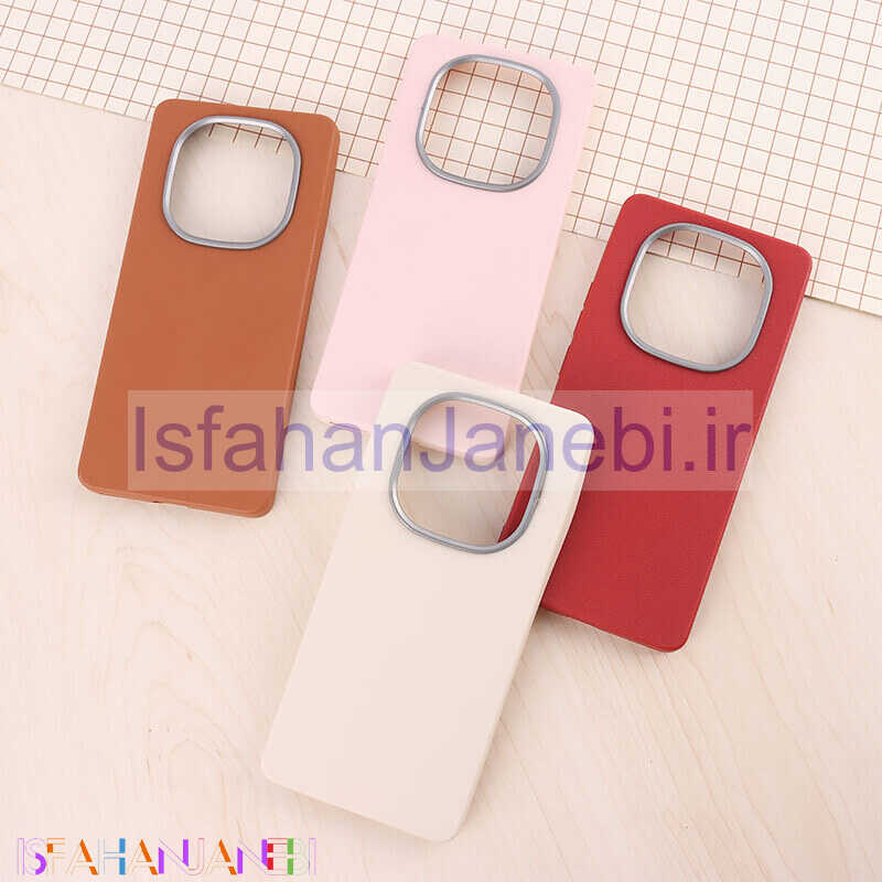 اصفهان جانبی-قاب چرمی ژله ای Leather شیائومی Redmi Note 14 Pro 4G