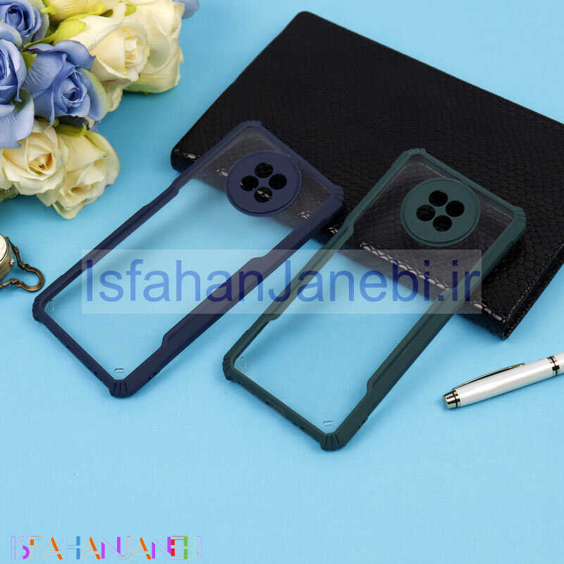 اصفهان جانبی-قاب محافظ لنزدار PC شفاف ضربه گیر Xiaomi Redmi Note 9T