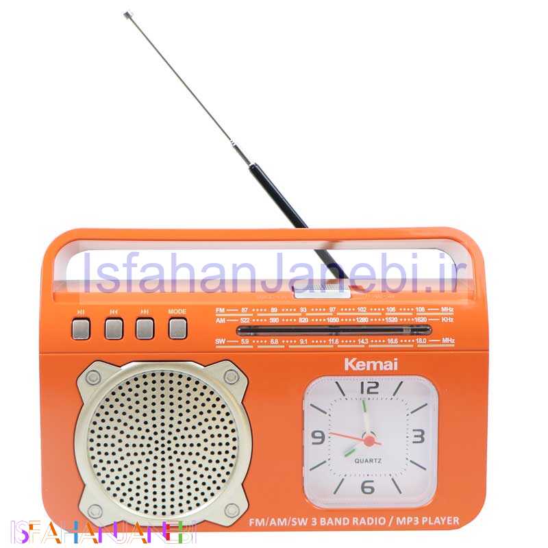 اصفهان جانبی-رادیو اسپیکر بلوتوثی رم و فلش خور Kemai MD-501BT