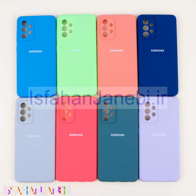اصفهان جانبی-قاب سیلیکونی اصلی زیربسته سامسونگ Galaxy A52 / A52s محافظ لنزدار
