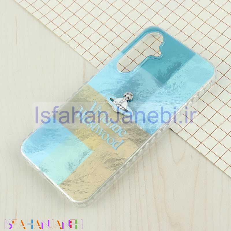 اصفهان جانبی-قاب IMD سامسونگ Galaxy S23 FE 5G طرح Vivienne Westwood برجسته براق