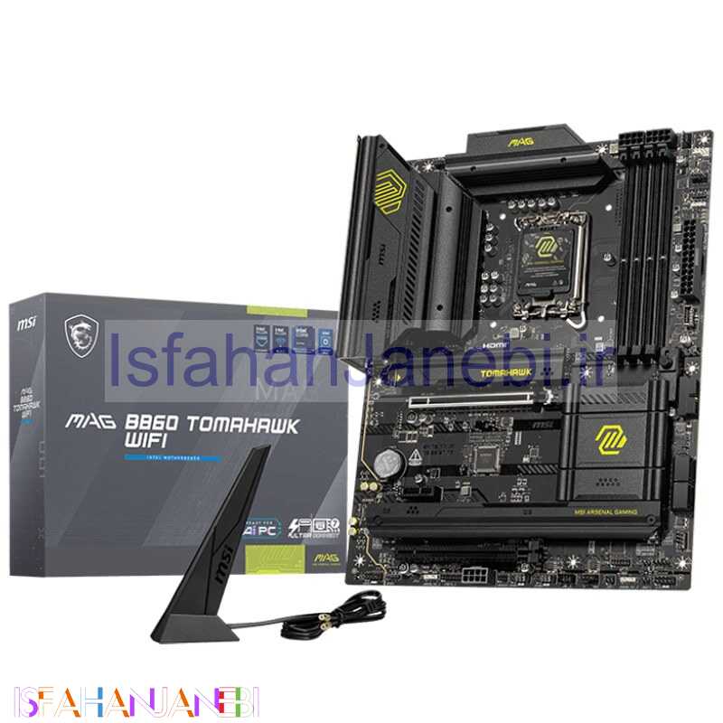 اصفهان جانبی-مادربرد ام اس آی MAG B860 TOMAHAWK WIFI DDR5