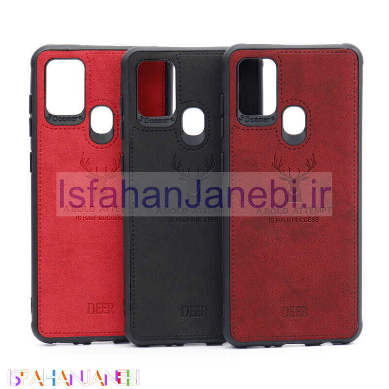 اصفهان جانبی-قاب چرمی طرح گوزن Samsung A21s