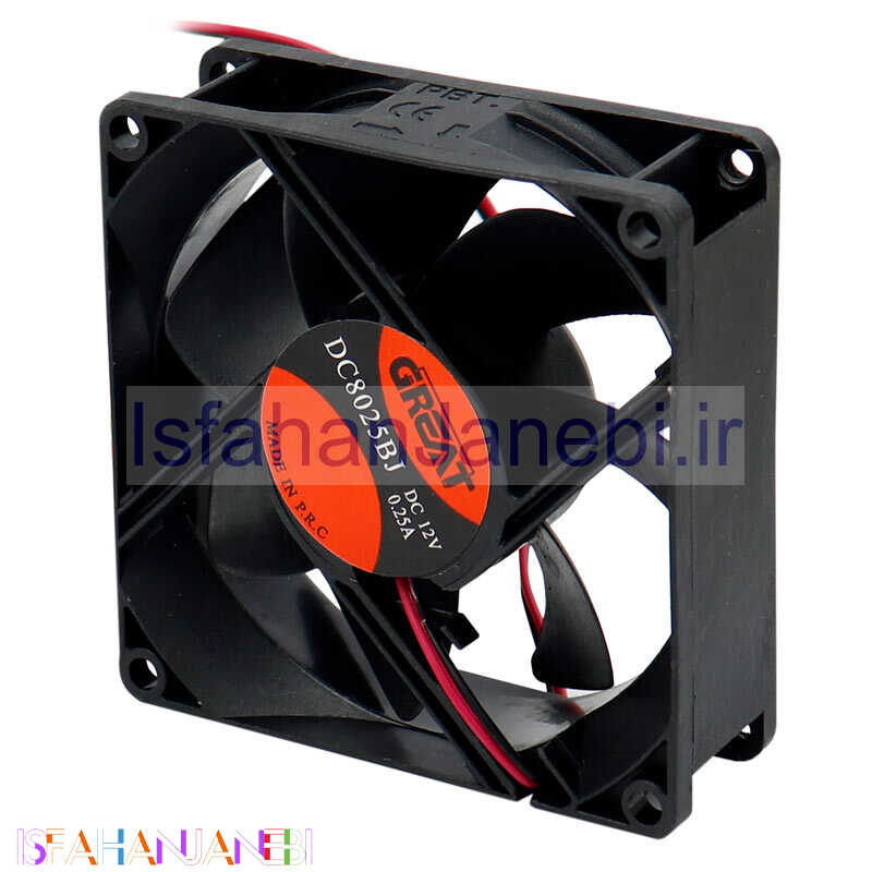اصفهان جانبی-فن کیس گریت Great DC8025BJ 8*8