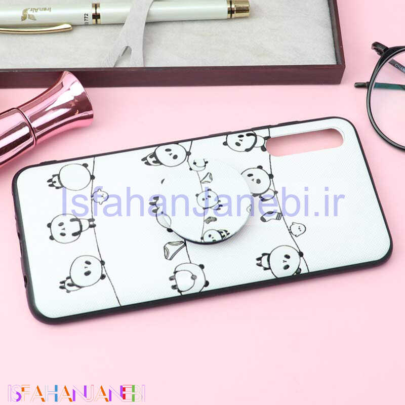 اصفهان جانبی-قاب فانتزی برجسته + پاپ سوکت کد12 سامسونگ A30s/A50s