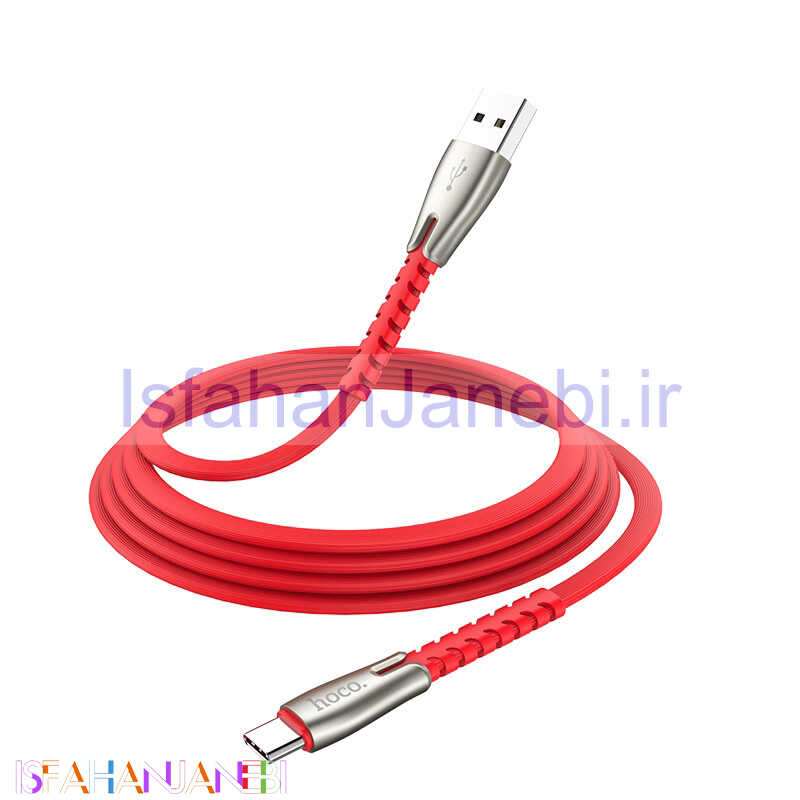 اصفهان جانبی-کابل Type-C هوکو Hoco U58 2.4A 1.2m (گارانتی 12 ماهه)