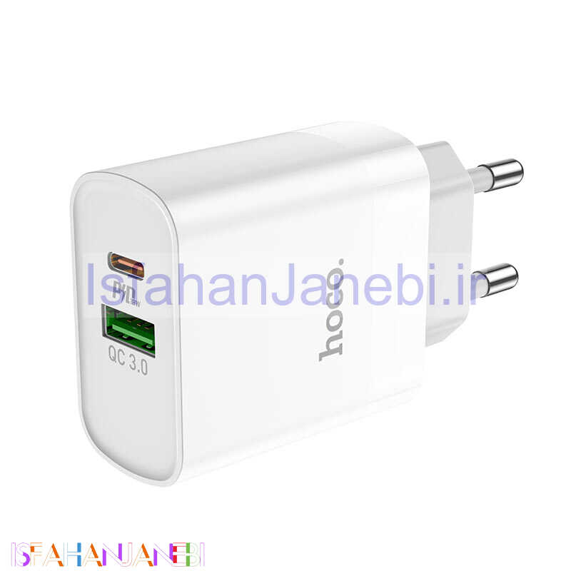 اصفهان جانبی-کلگی فست شارژ HOCO C80A QC3 18W (گارانتی 12 ماهه)