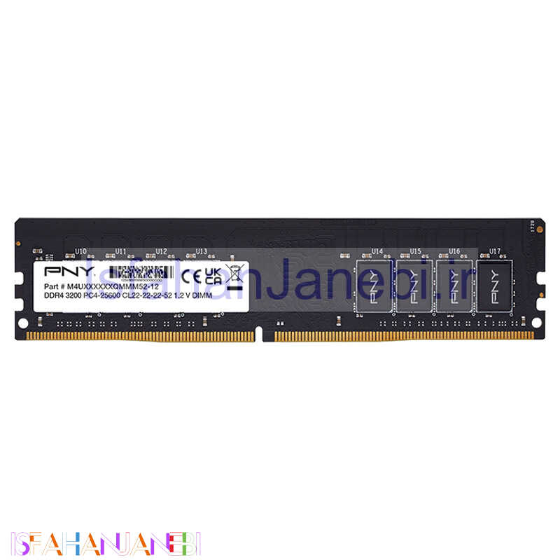 اصفهان جانبی-رم کامپیوتر PNY Performance DDR4 16GB 3200MHz CL22 Single