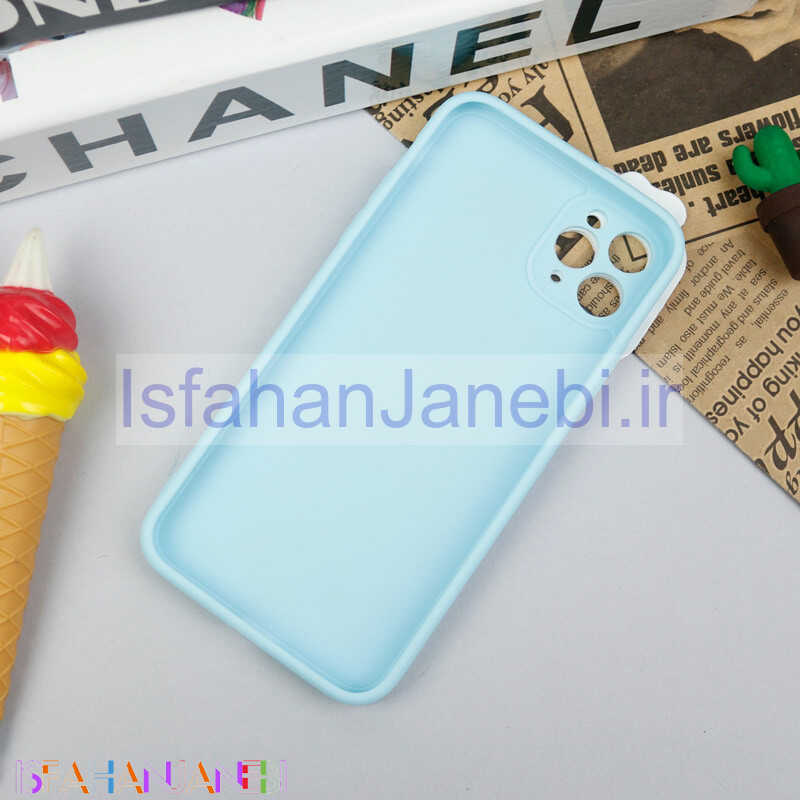اصفهان جانبی-قاب سیلیکونی عروسکی محافظ لنزدار طرح Duck آیفون iPhone 11 Pro Max