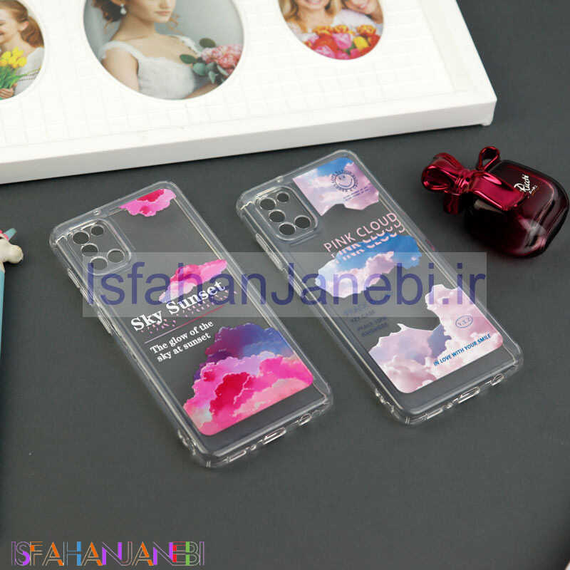 اصفهان جانبی-قاب ژله ای شفاف طرحدار محافظ لنزدار Samsung Galaxy A31