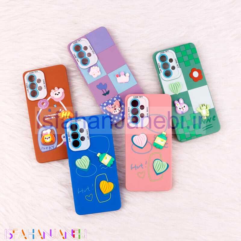 اصفهان جانبی-قاب عروسکی برجسته Pro Camera محافظ لنزدار Samsung Galaxy A53 5G