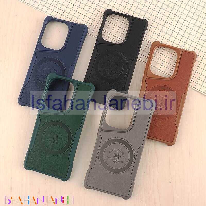 اصفهان جانبی-قاب چرمی Polo Racquet Club شیائومی Redmi Note 13 Pro 4G