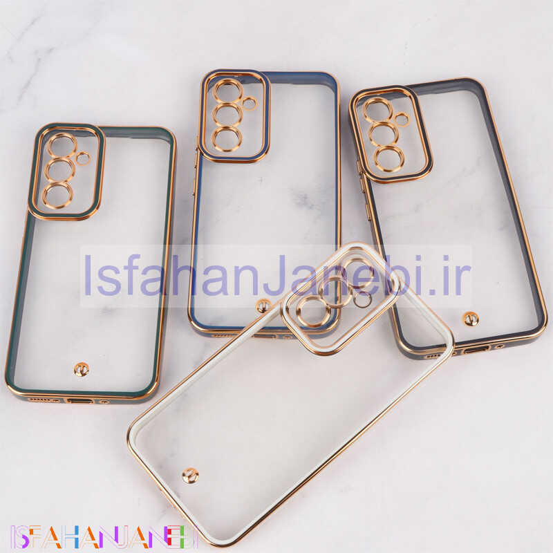 اصفهان جانبی-قاب Space سامسونگ Galaxy A54 دور رنگی محافظ لنزدار