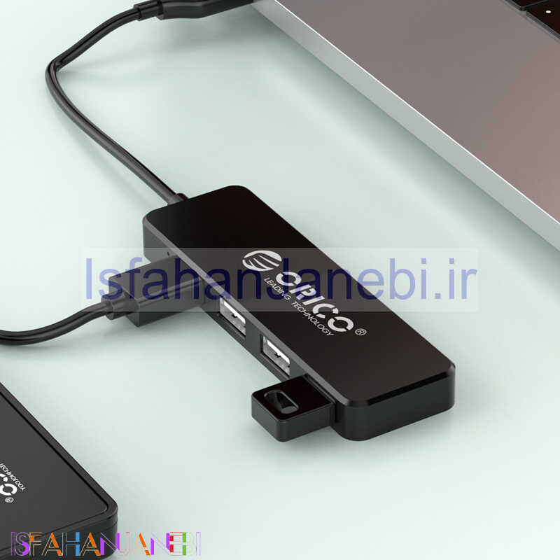 اصفهان جانبی-هاب 4 پورت USB 2.0 اوریکو FL01