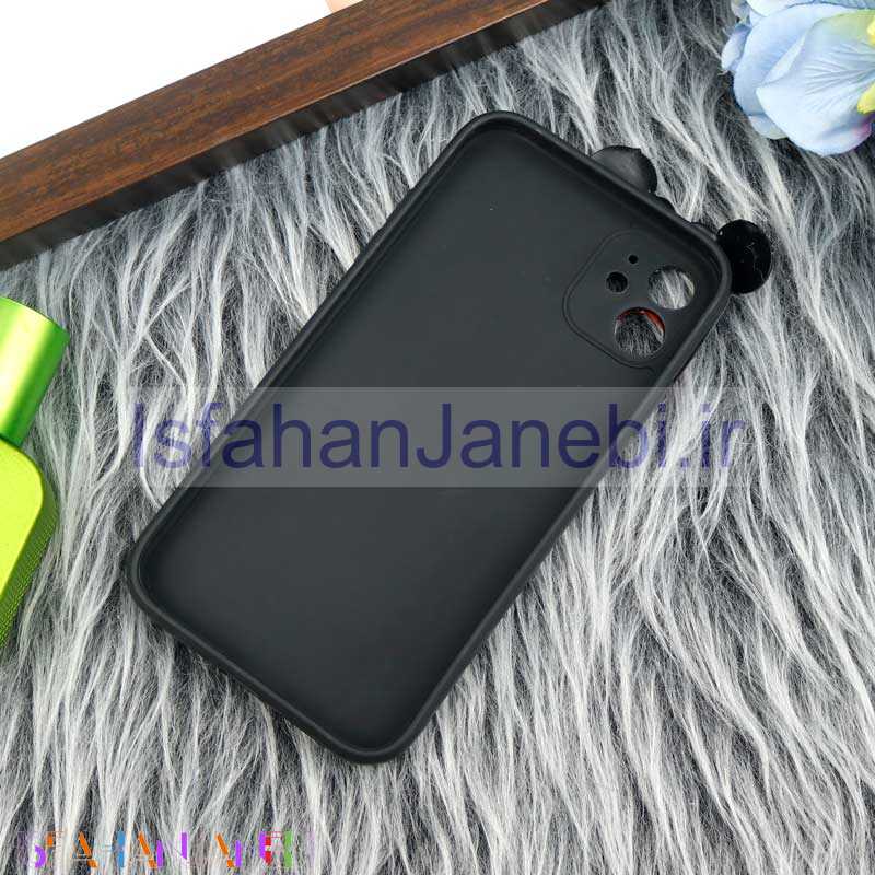 اصفهان جانبی-قاب سیلیکونی عروسکی محافظ لنزدار طرح Minnie Mouse آیفون iPhone 11