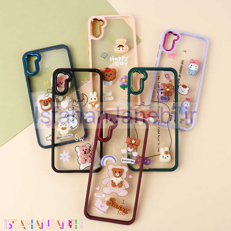 اصفهان جانبی-قاب شفاف متال ایرون عروسکی برجسته Samsung Galaxy A11