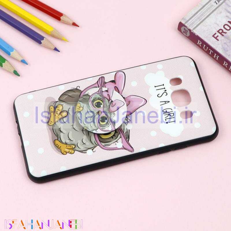 اصفهان جانبی-قاب فانتزی برجسته + پاپ سوکت طرح جغد سامسونگ J7 2016 سری D