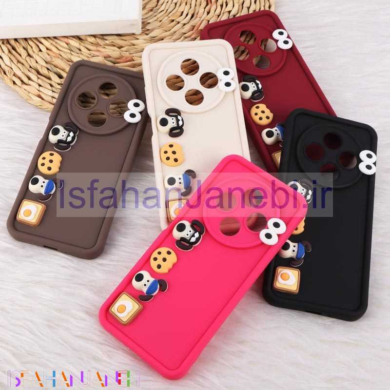 اصفهان جانبی-قاب سولید شیائومی Redmi 14C / Poco C75 عروسک برجسته محافظ لنزدار