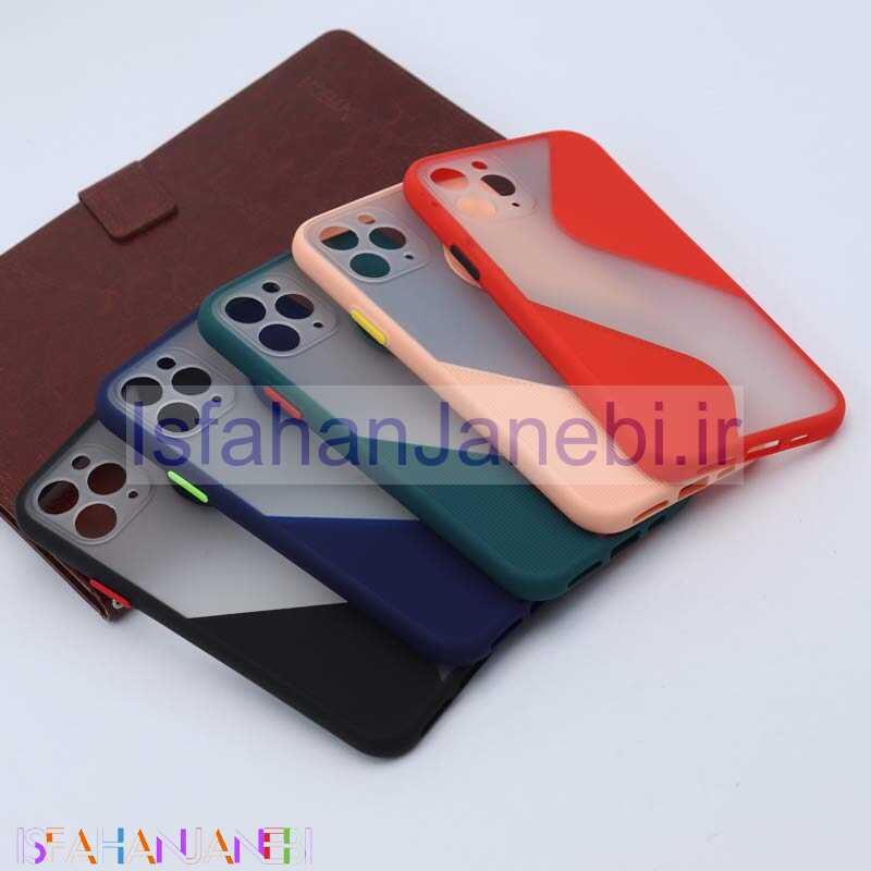 اصفهان جانبی-قاب PC مات طرح S محافظ لنز دار iPhone 11 Pro