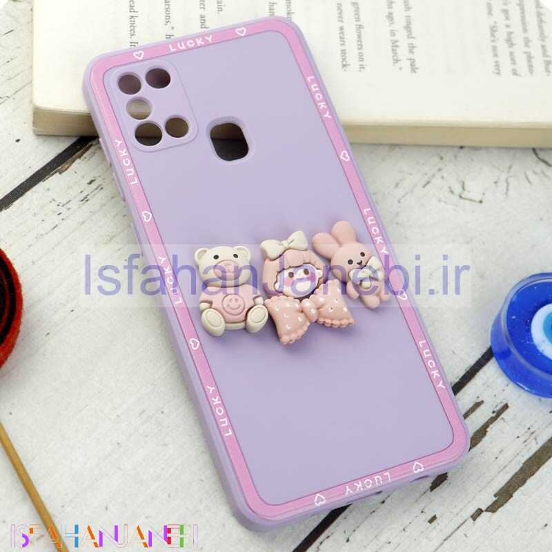 اصفهان جانبی-قاب سیلیکونی عروسکی محافظ لنزدار Samsung Galaxy A21s