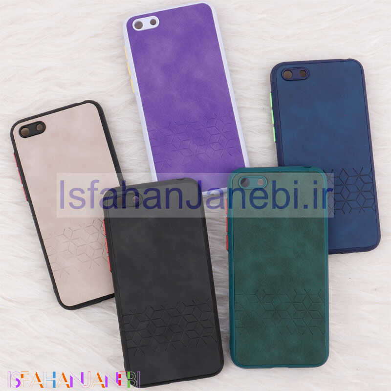 اصفهان جانبی-قاب چرمی طرحدار Smartphone محافظ لنزدار Huawei Y5 Lite 2018