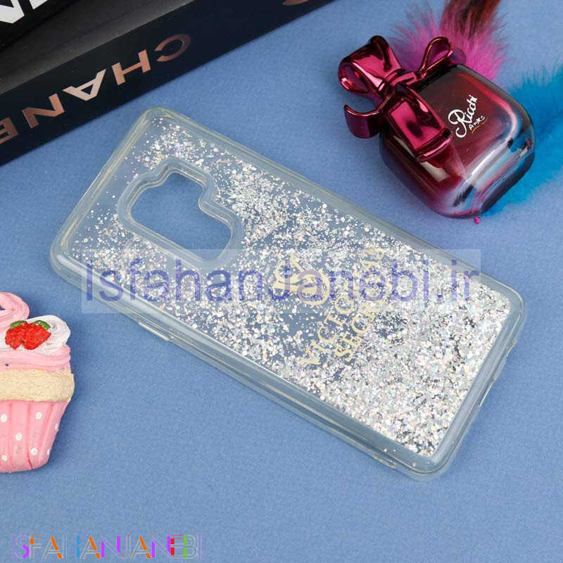 اصفهان جانبی-قاب آکواریومی ویکتوریاسکرت Samsung Galaxy S9 Plus نقره ای