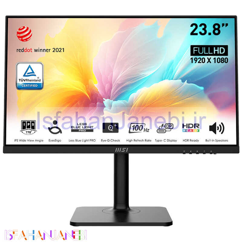 اصفهان جانبی-مانیتور ام اس آی Modern MD2412P سایز 23.8 اینچ
