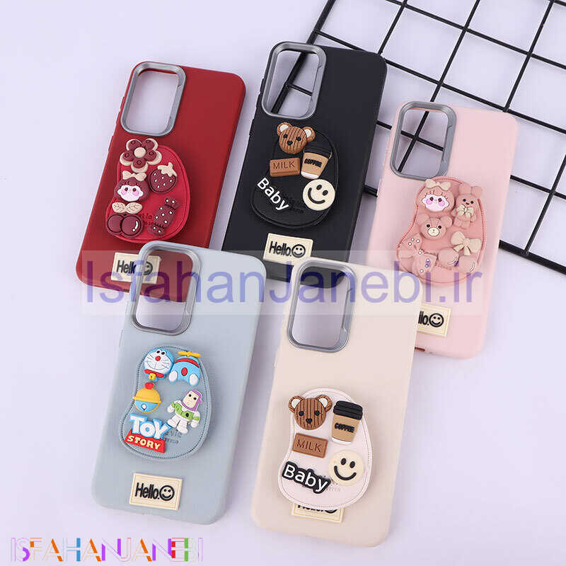 اصفهان جانبی-قاب چرمی ژله ای Leather سامسونگ Galaxy A36 پاپ سوکت دار