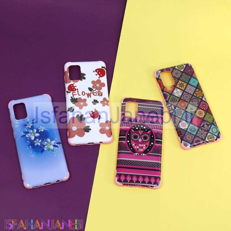 اصفهان جانبی-قاب فانتزی برجسته اکلیلی صورتی سامسونگ A31